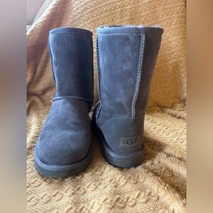UGG Charcoal Suede Boots